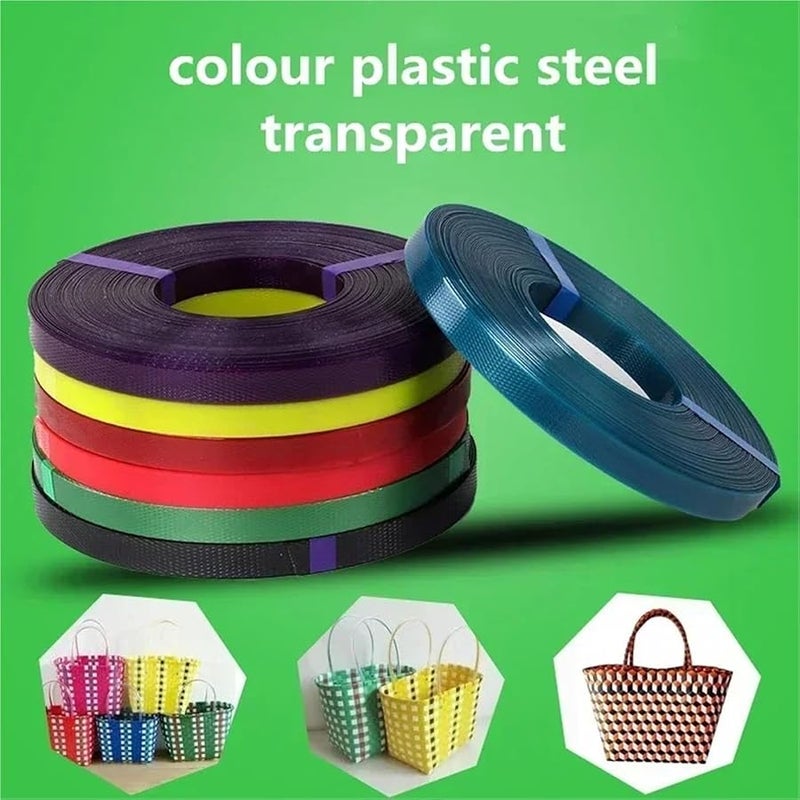 1 6cm x 25M Clear PET Heavy Duty Woven Strapping Tape for Carton Packaging Logistics Binding - Image 3